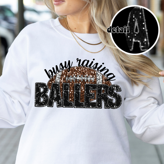 Football Raising Ballers Sublimation or DTF Transfer