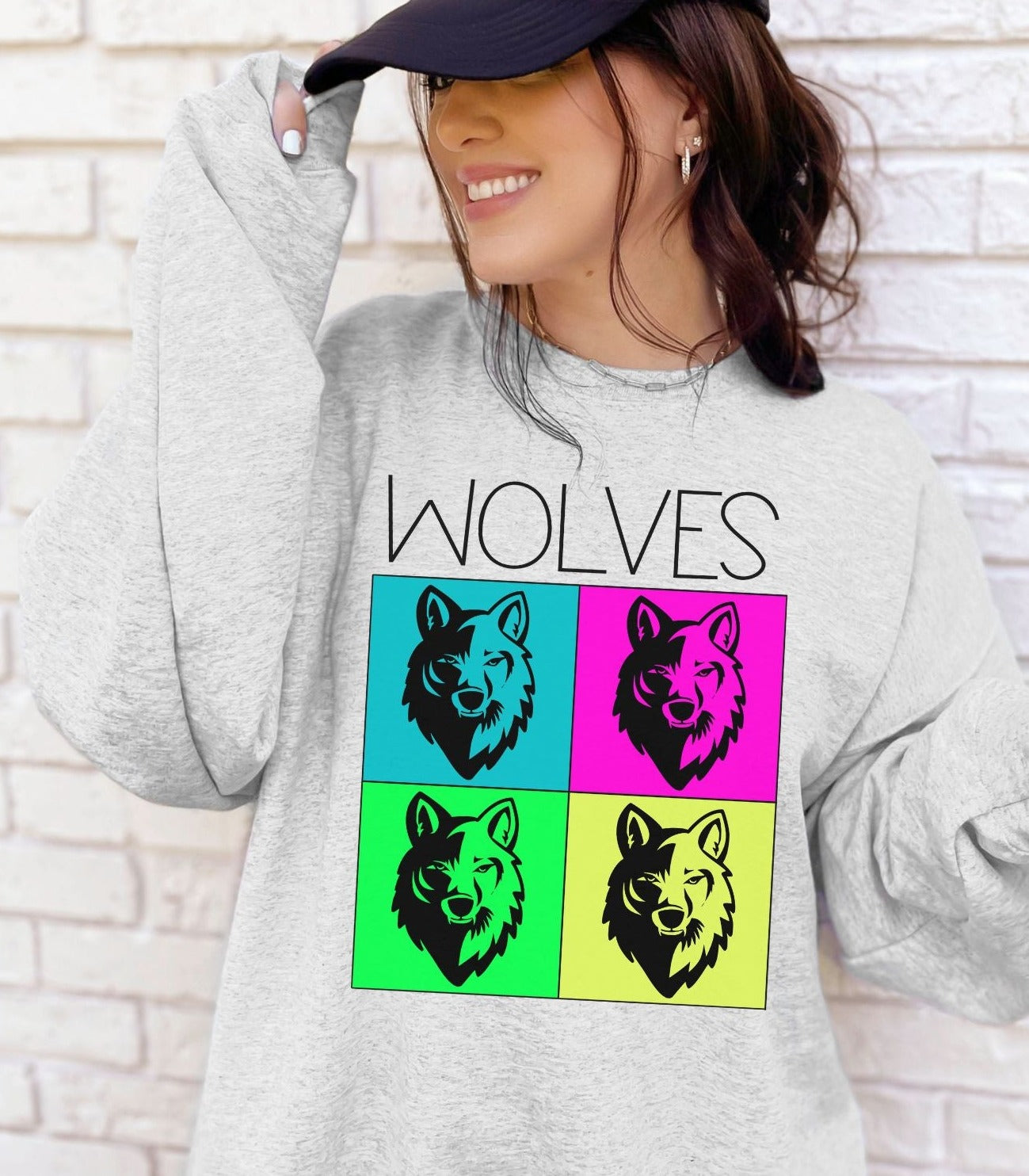 Wolves School Spirit Sublimation or DTF Transfer