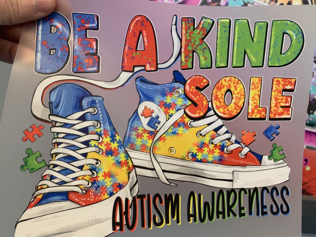 Autism Be a Kind Soul, Ready to Press Transfer