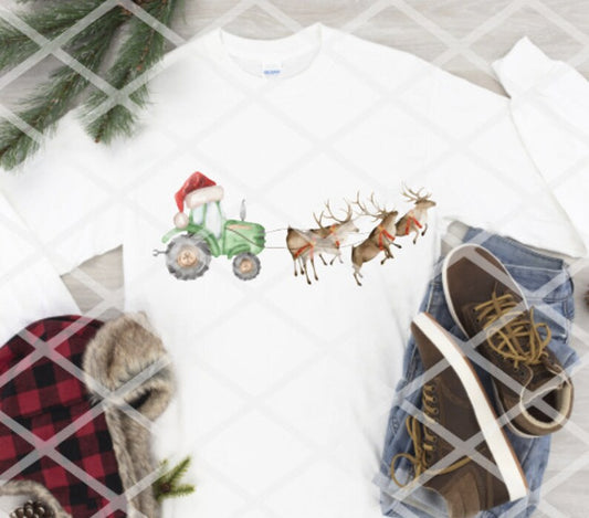 Reindeer Sublimation or DTF Transfer