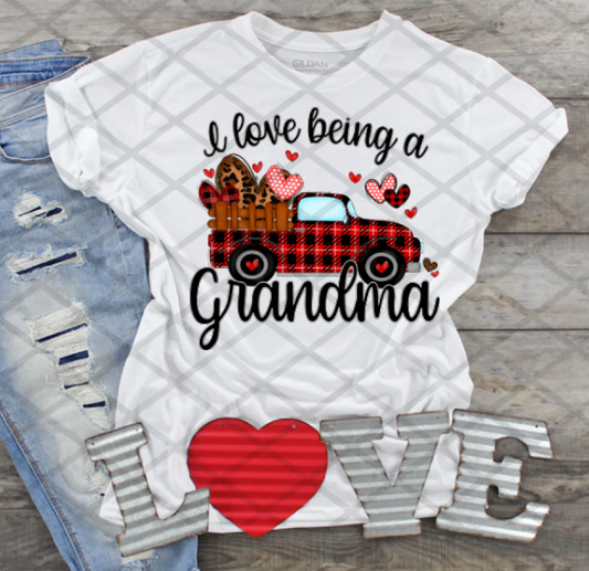 I love being a grandma, Custom, Valentine's Day, Ready to Press