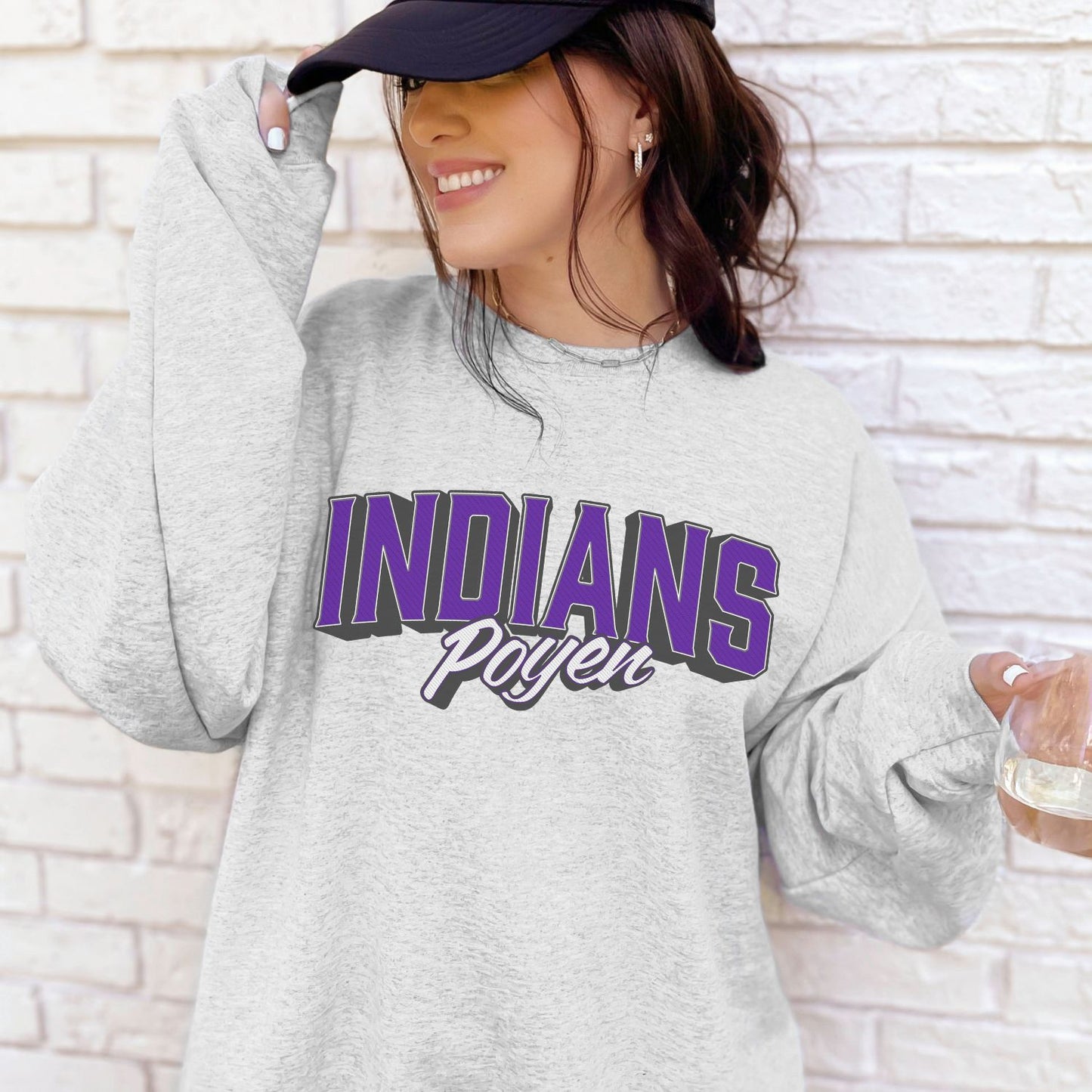 Indians Sport School Spirit Sublimation or DTF Transfer