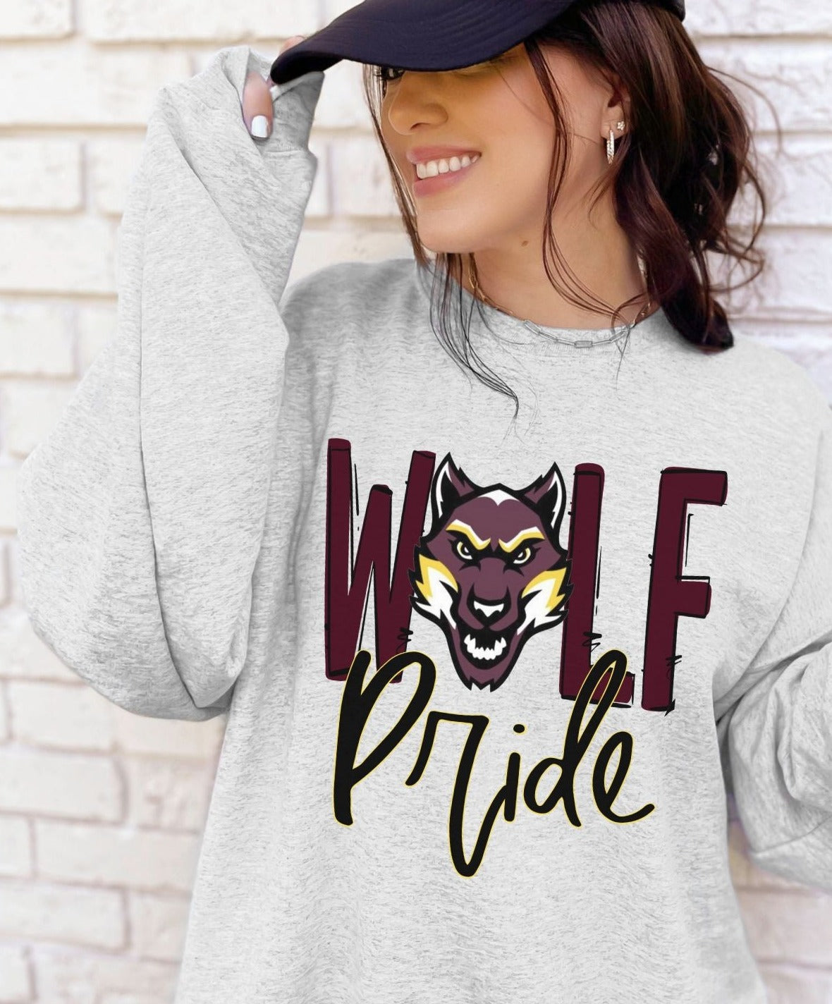 Wolves School Spirit Sublimation or DTF Transfer