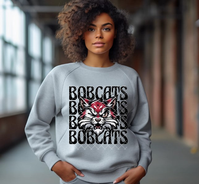 Bobcats Red Wink Eye Sublimation or DTF Transfers