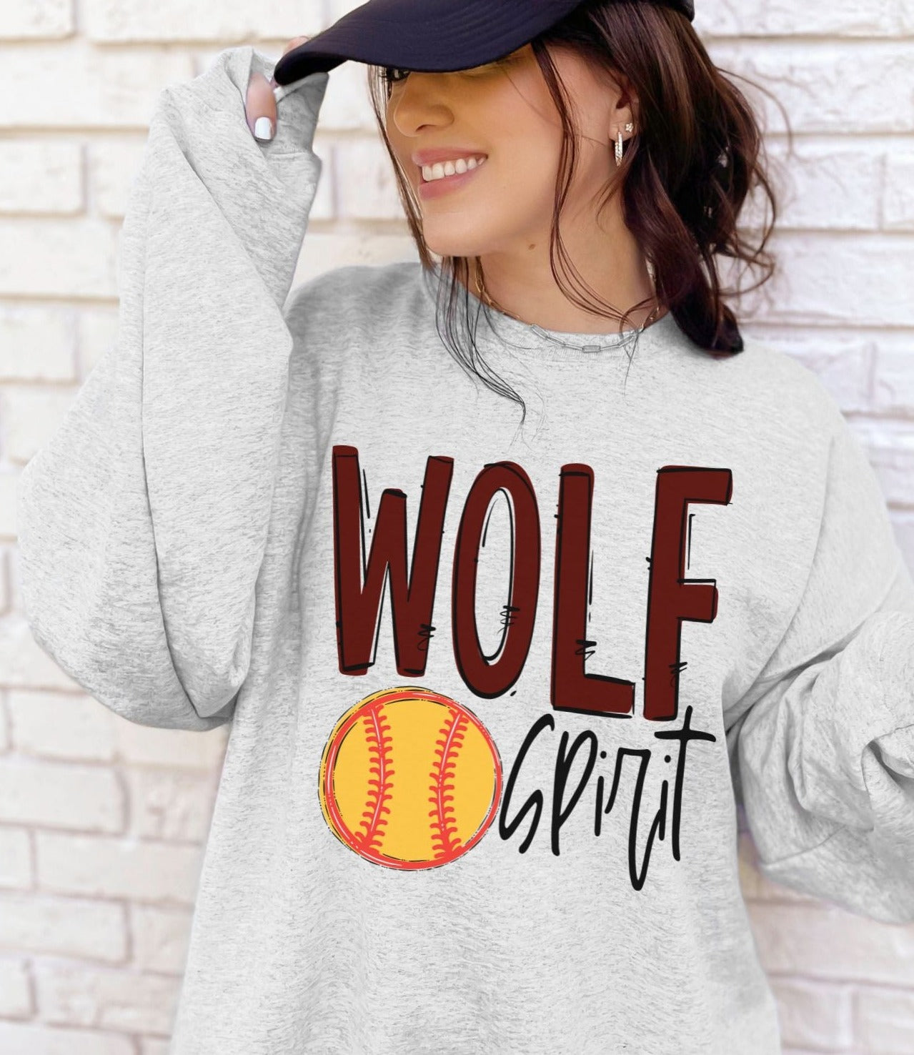 Wolf Spirit Any Sport School Spirit Sublimation or DTF Transfer