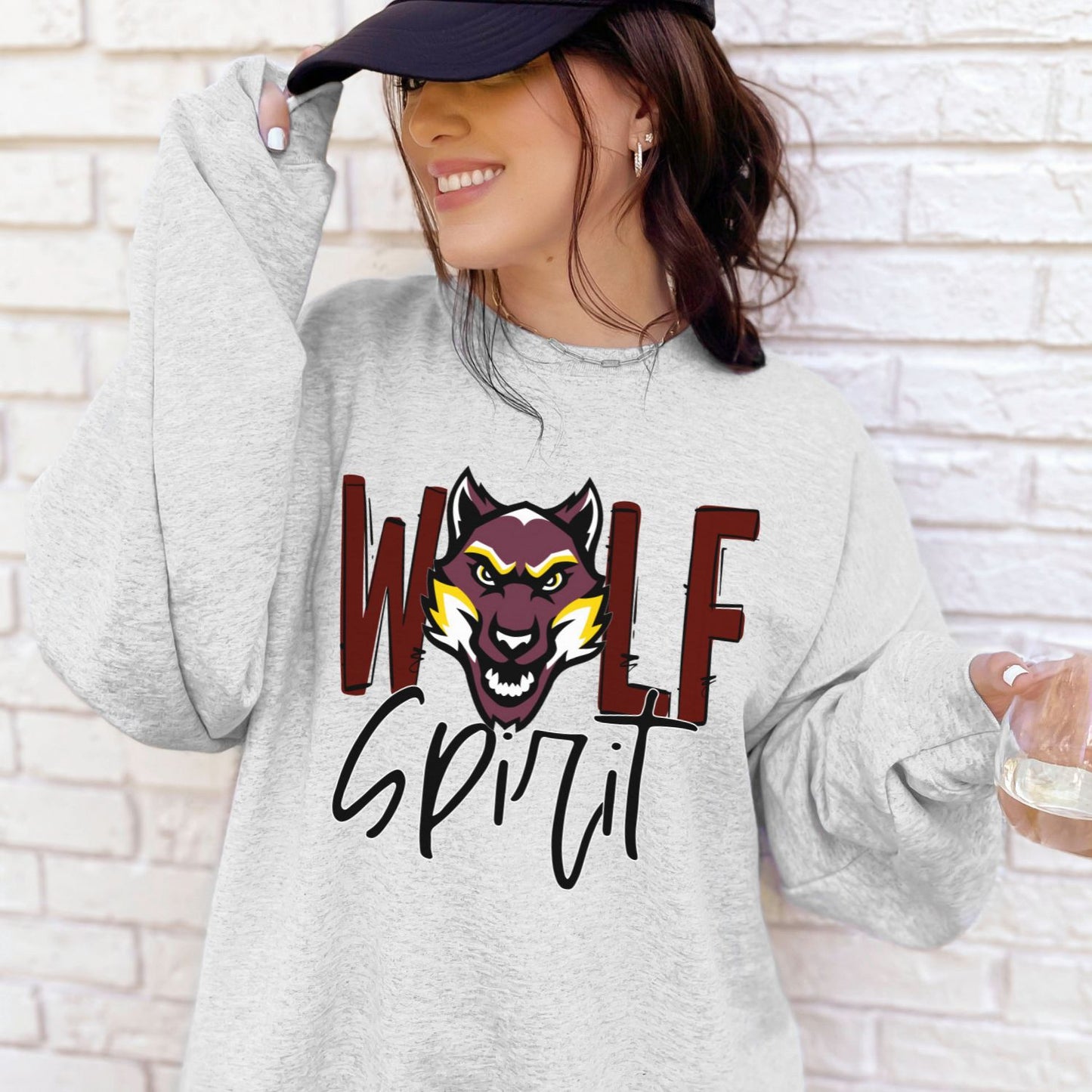 Wolves School Spirit Sublimation or DTF Transfer