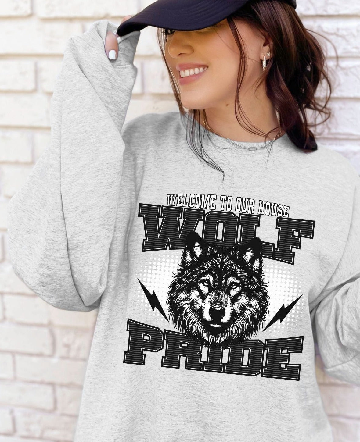 Wolves School Spirit Sublimation or DTF Transfer