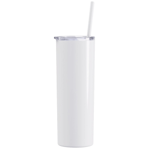 Blank Sublimation 30oz. Tumblers, Straight, Solid White