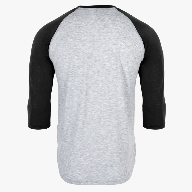 Sublimation Baseball Tees with Black Sleeves 94% polyester