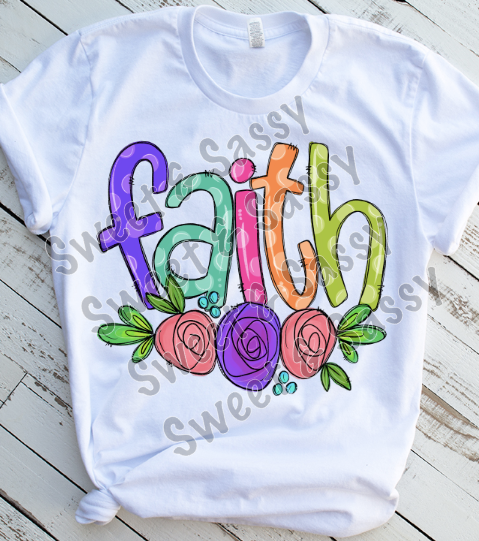 Faith Sublimation or DTF Transfer