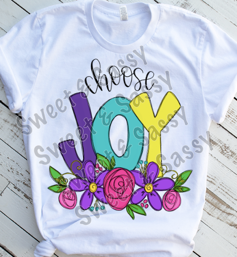 Choose Joy Sublimation Transfer