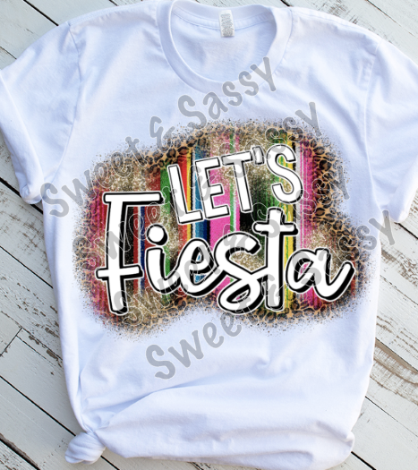 Let's Fiesta sublimation Transfer