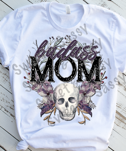 Badass Mom Sublimation Transfer