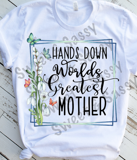 World's Greatest Mother Sublimation Transfer