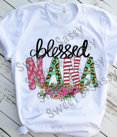 Blessed Nana Sublimation Transfer