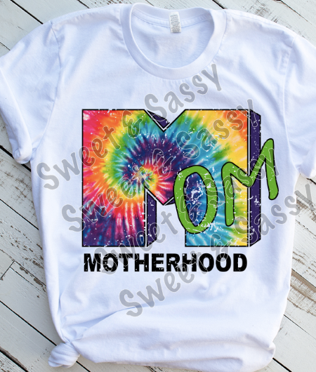 Mom Tie Dye Sublimation Transfer