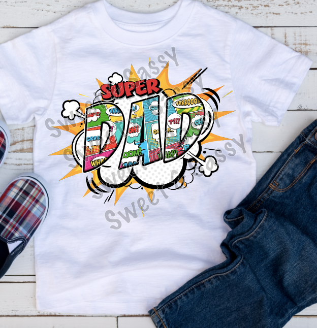 Super Dad Sublimation Transfer