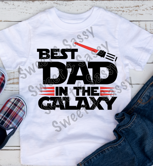 Best Dad in the Galaxy Sublimation Transfer