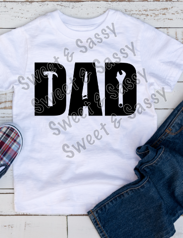 Dad Tools Sublimation Transfer