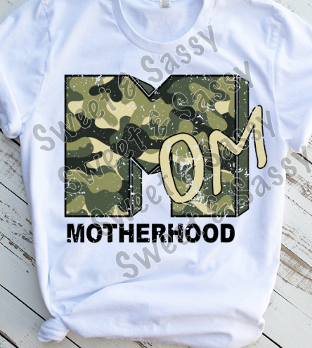 Mom Camo Sublimation Transfer