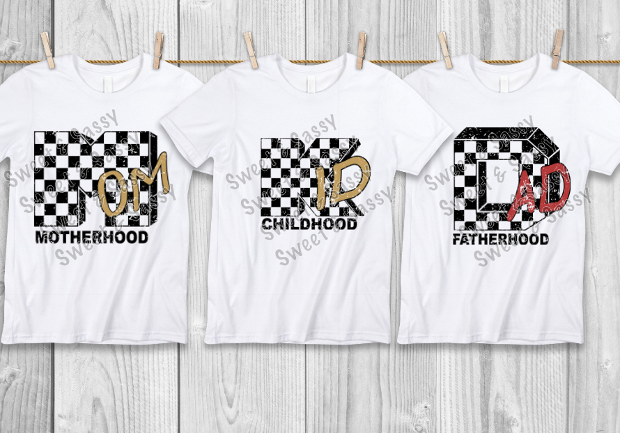 MTV Dad Racing Style Sublimation Transfer