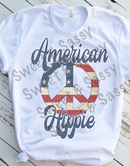 American Hippie Sublimation Transfer