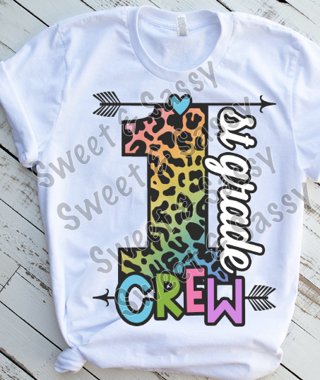 PreK-3rd Grade Back to school, School Grade Level, Sublimation Transfer