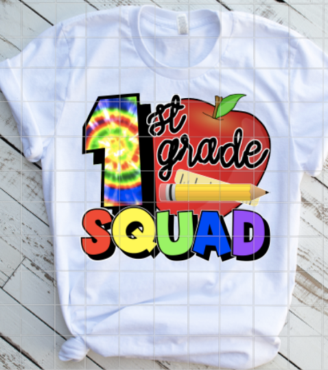 1st - 4th Grade Level Sublimation Transfers