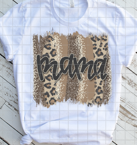 Mama Leopard Print, Sublimation Transfer