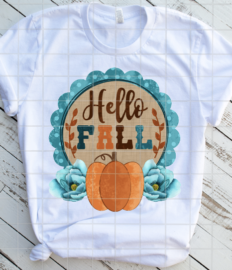 Hello Fall Sublimation Transfer