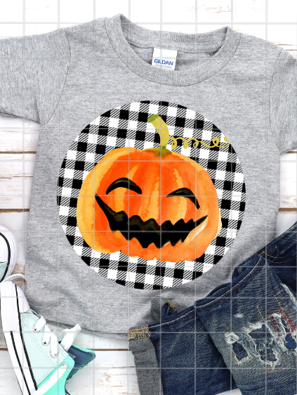 Jack-o-lantern Sublimation Transfer