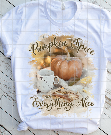 Pumpkin Spice and Everything Nice Sublimation Transfer