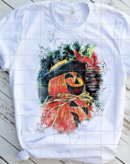 Jack-o-lantern Sublimation Transfer