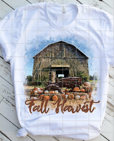 Fall Harvest Sublimation Transfer