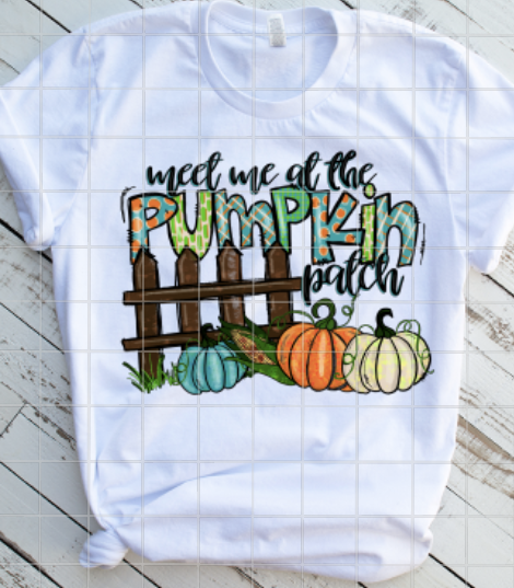 Meet me at the pumpkin patch Sublimation Transfer