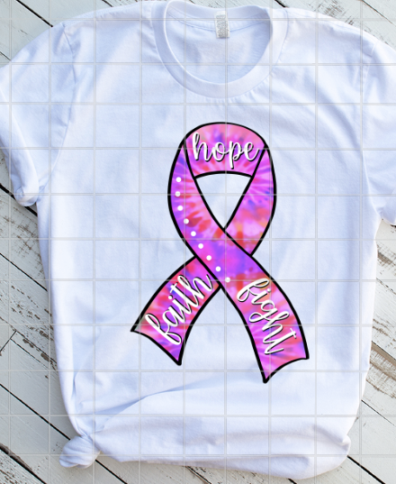 Breast Cancer Sublimation Transfer