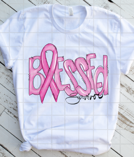 Cancer Survivor Sublimation Transfer