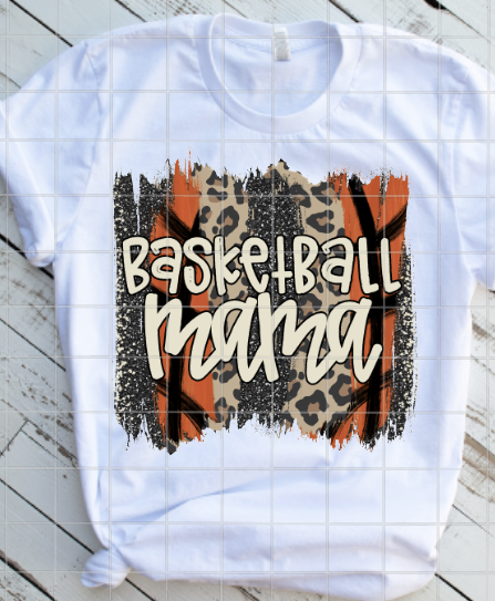 Basketball Mama Brushstrokes Sublimation Transfer