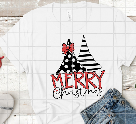 Merry Christmas Trees Sublimation Transfer