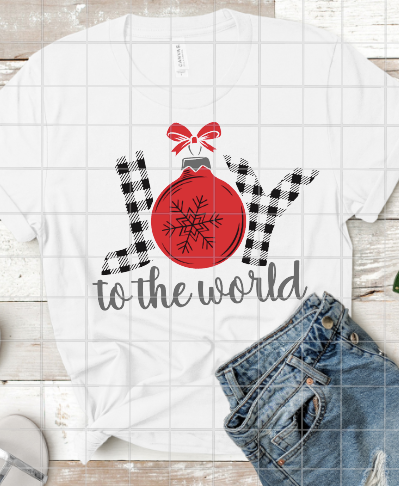 Joy to the World Sublimation Transfer