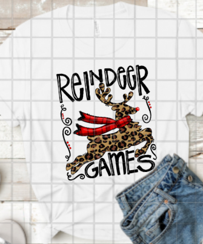 Reindeer Games Sublimation Transfer