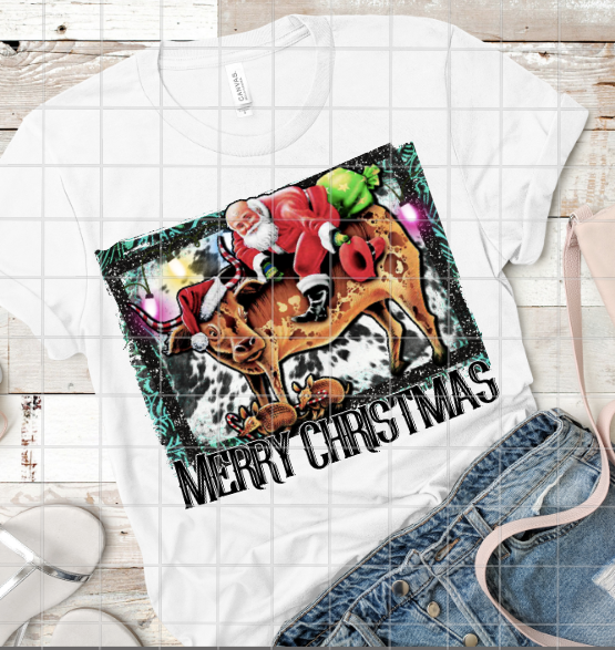 Santa Cowboy, Sublimation Transfer