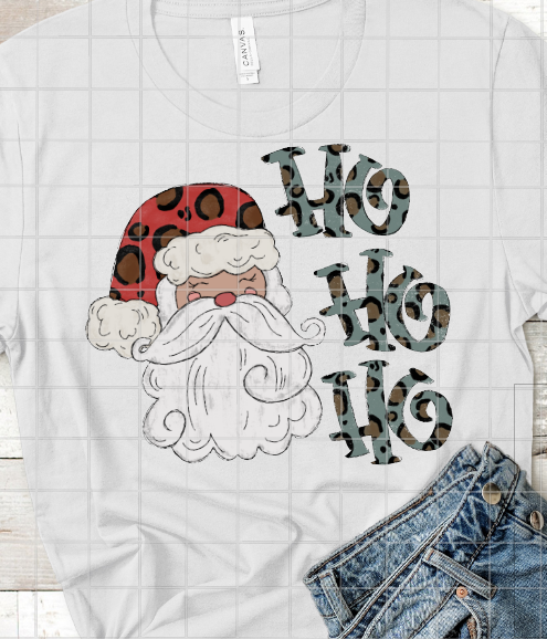 Santa Ho Ho Ho, Sublimation Transfer