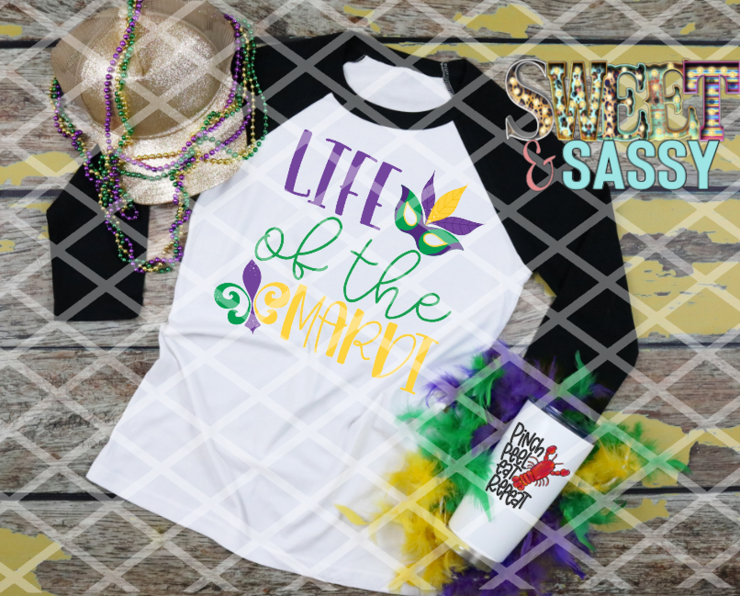 Life of the Mardi, Mardi Gras, Ready to press, Sublimation Transfers