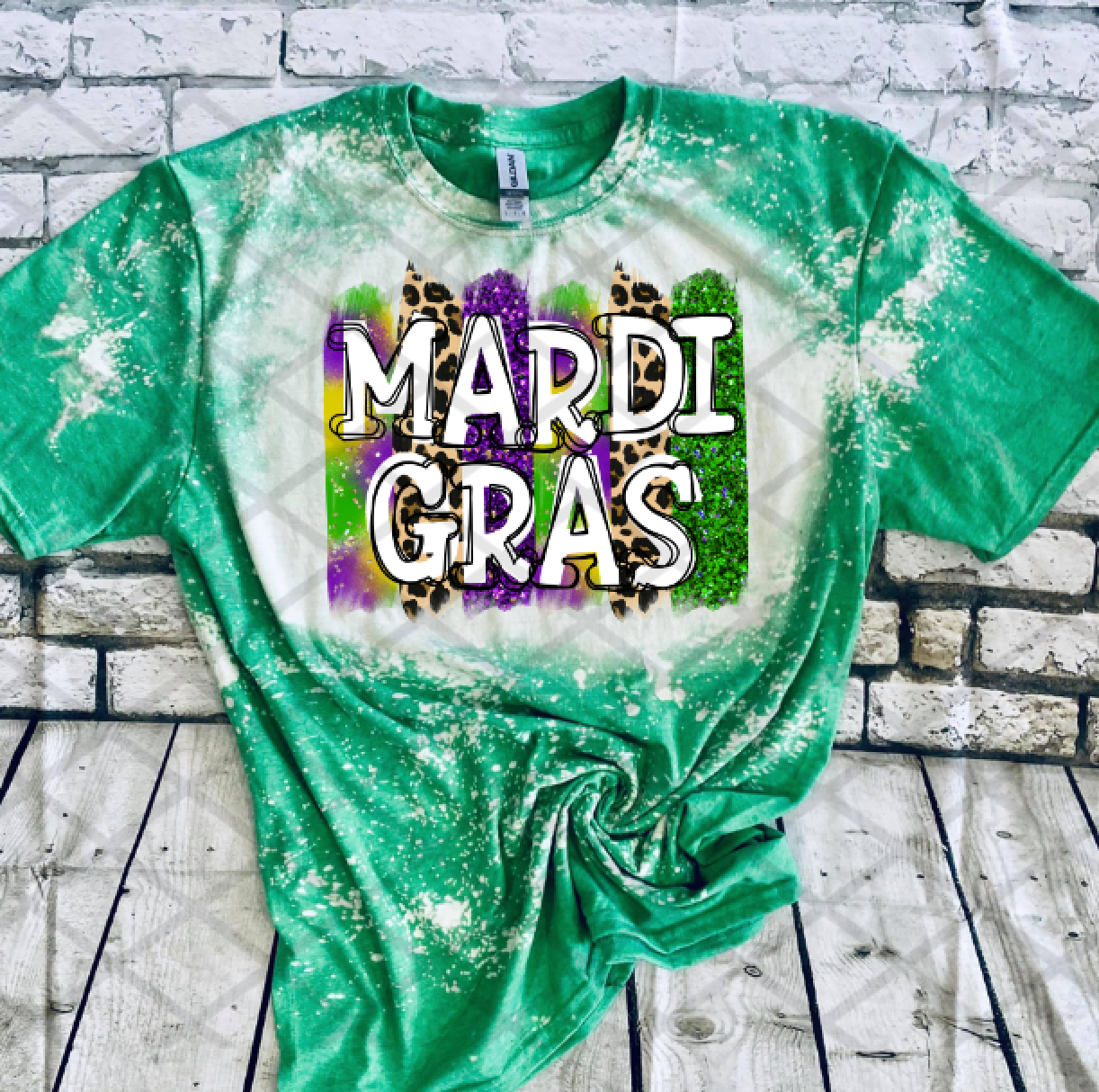 Mardi Gras Brushstroke, Mardi Gras, Ready to press, Sublimation Transfer