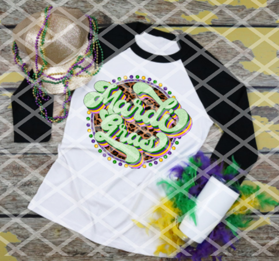 Mardi Gras, Mardi Gras, Ready to press, Sublimation Transfers