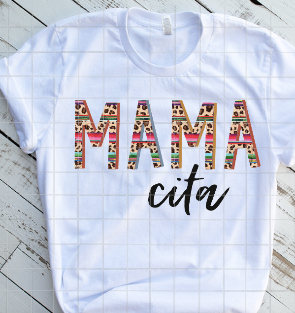 Mamacita, Ready to Press, Sublimation Transfer