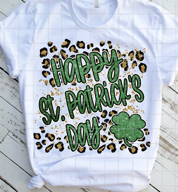 Happy St. Patrick's Day, Ready to Press, Sublimation Transfer