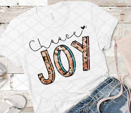 Choose Joy, Ready to Press, Sublimation Transfer