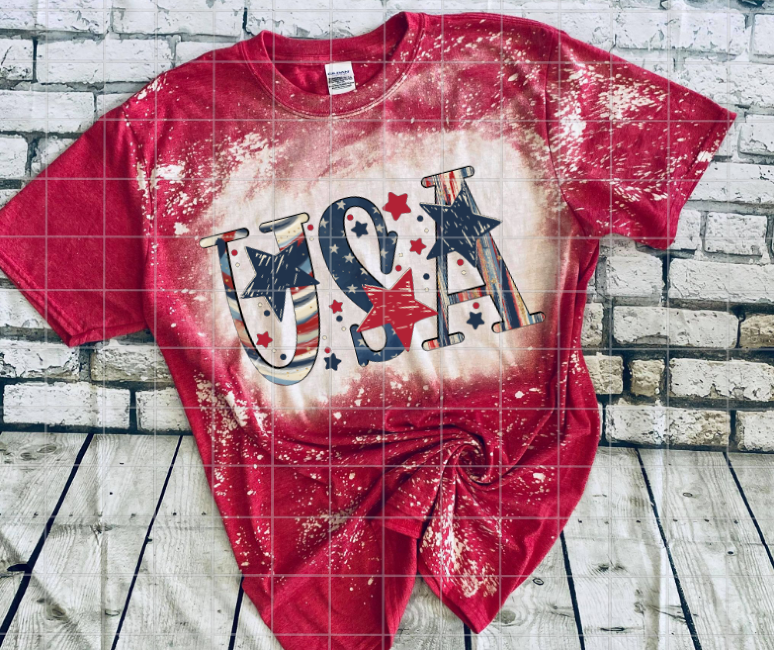 USA, America Stars and Stripes, Sublimation Transfer